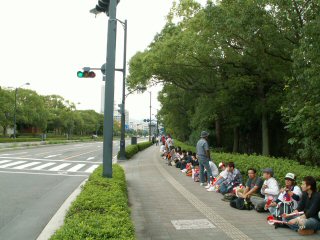 5番ゲートの行列