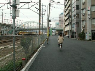 線路沿い