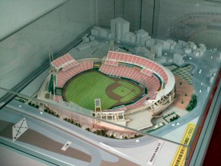 新球場のミニチュア