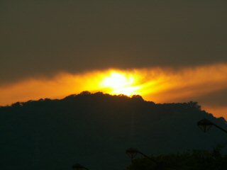 夕日