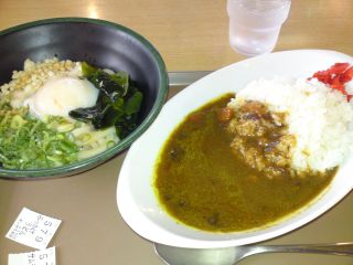 うどんとカレー